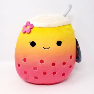 Squishmallows Bergit Bubble Tea Boba 8" Nwt Drink Lemonade New Plush